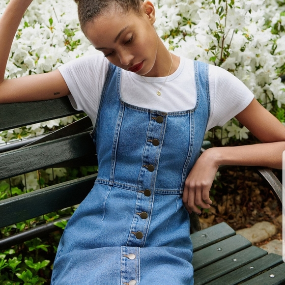 Urban Outfitters Dresses & Skirts - Urban Outfitters Button Front Denim Mini Dress